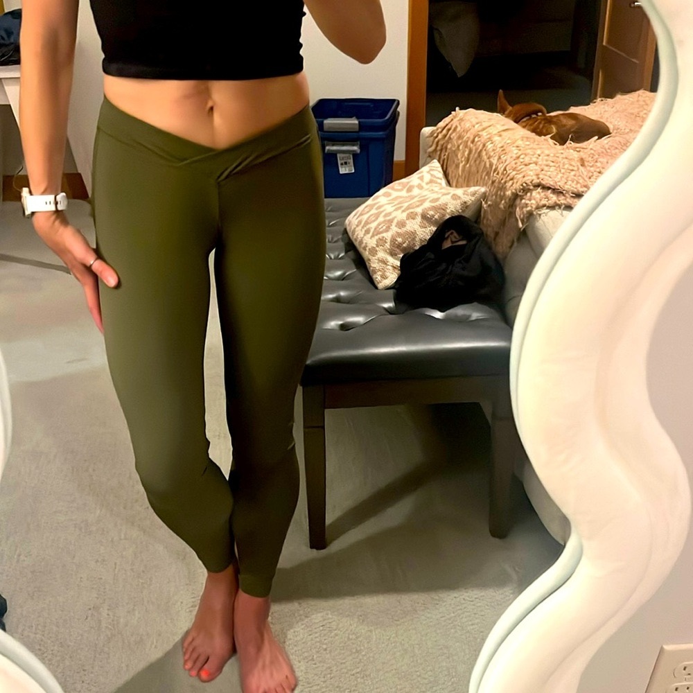 Mini Beast army green leggings